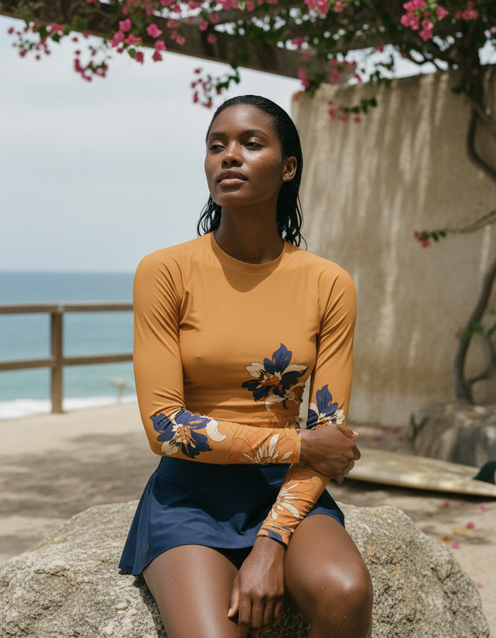 Rashguard — Women's Burnt Sienna Elysian