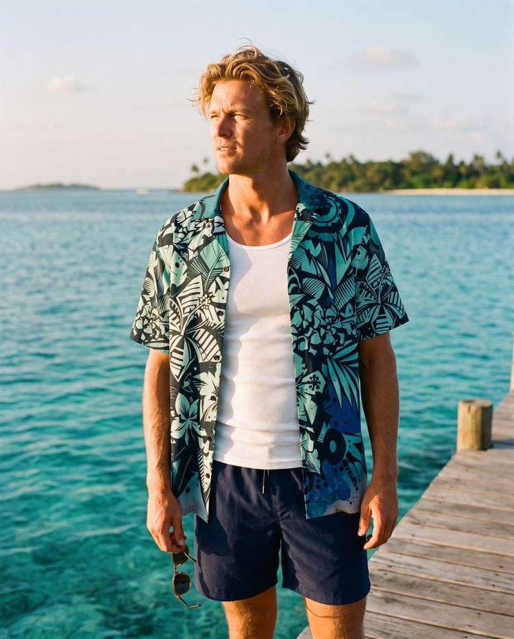 Lani Kai Hawaiian Shirt