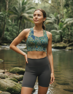 Riad Sports Bra Longline Sports Bra — Dripper