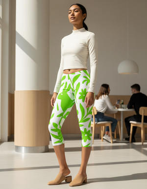 Ritmo Leggings Capri Leggings — Dripper
