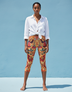 Chroma Capri Leggings Capri Leggings — Dripper