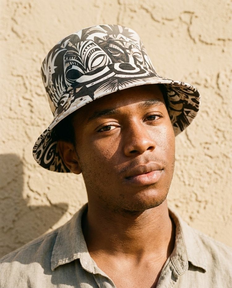 White Onyx Nalu Kai bucket hats