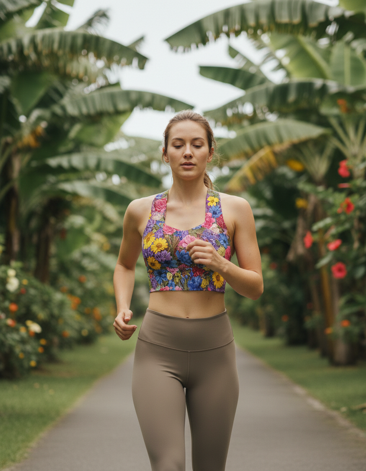 Nature's Embrace Longline Sports Bra