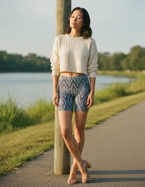 Jelly Mint Nara Mid-Rise Shorts Short Shorts — Lolekai
