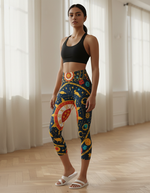 Stellar Capri Yoga Leggings Capri Yoga Leggings — Dripper