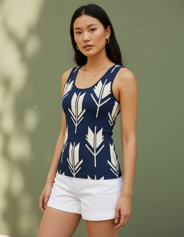 Yagasuri Tank Tops tank tops