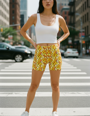 Yellow Cobra Short Shorts Short Shorts — Dripper