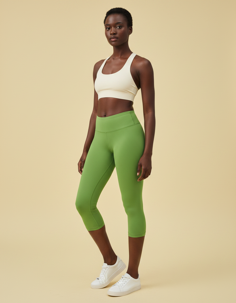 Capri Leggings in Greenery
