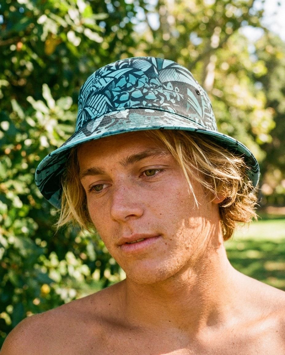 Transformative Teal Lani Poni bucket hats — view 1 of 2