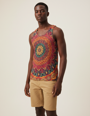 Serenity Tank Top Men's Tank Top — Dripper