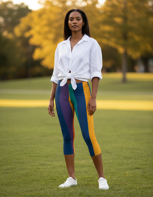 Vibrance Capri Leggings Capri Leggings — Dripper
