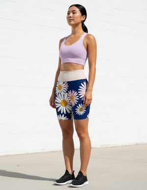 Blossom Yoga Shorts Yoga Shorts — Dripper