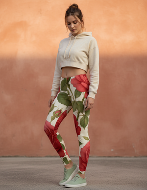 Petal Leggings Women's Leggings — Dripper