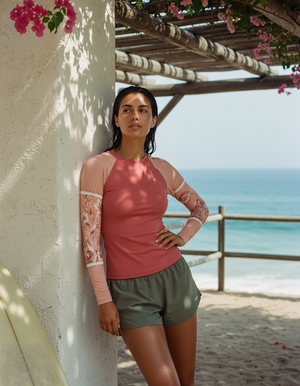 Women's Guava Chorus women's rashguards