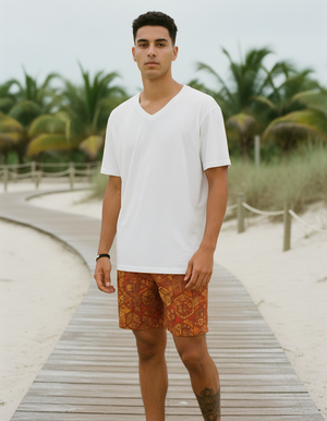 Lava Falls Yuzu men's swim trunks