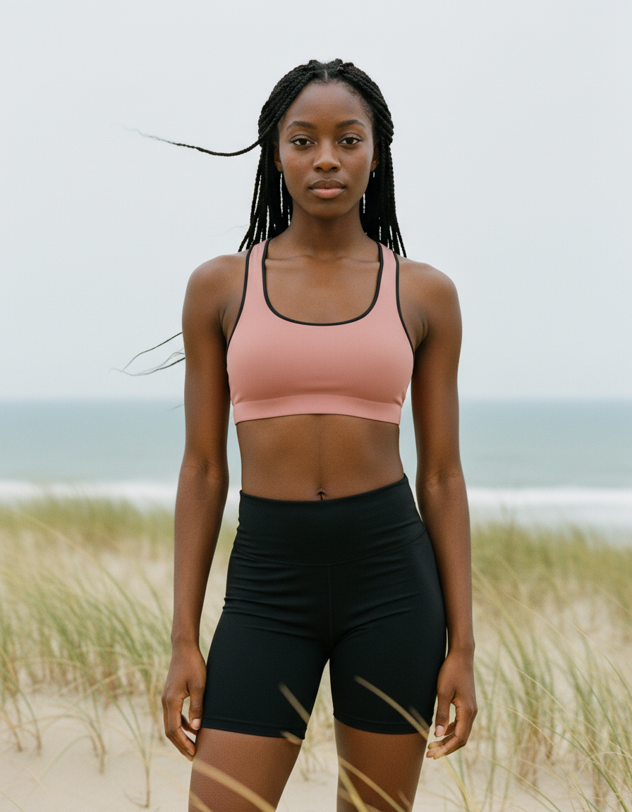 Classic Sports Bra in Tea Rose