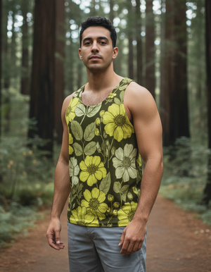 Lime Verdant Tank Top Men's Tank Top — Dripper