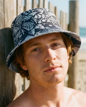 Blue Aura Lani Lehua bucket hats