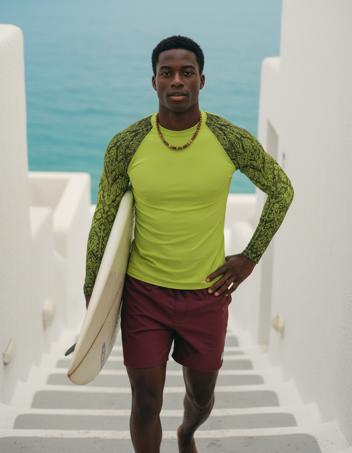 Rashguard — Men's Lime Siam