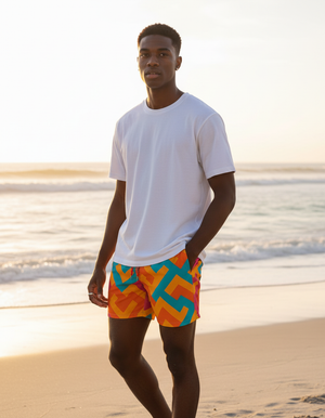 Sakura men's swim trunks
