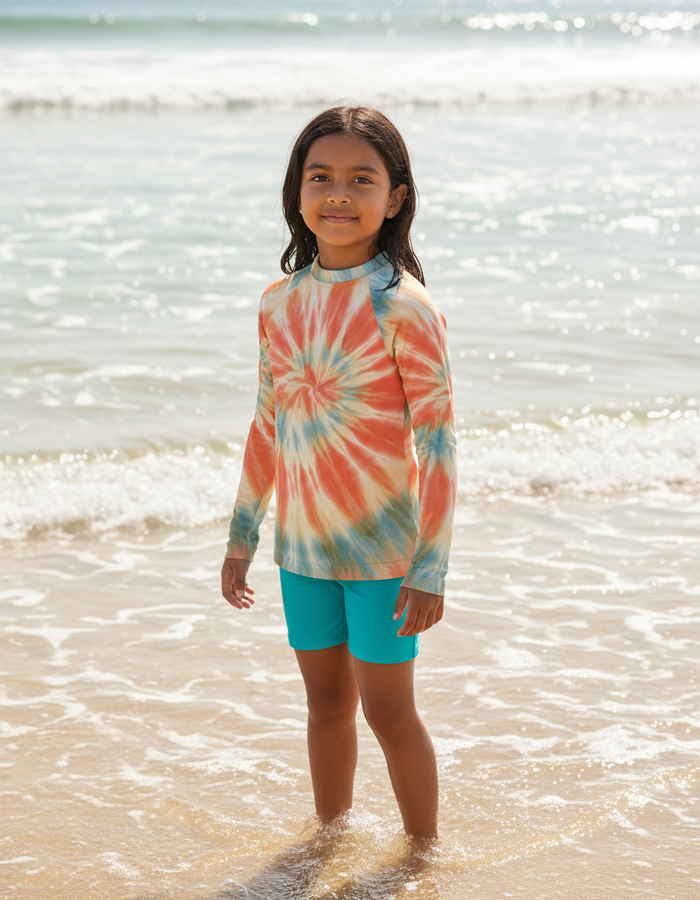 Rashguard — Kids Coral Nebula