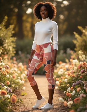 Kaleidoscope Capri Leggings Capri Leggings — Dripper