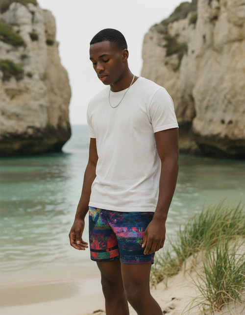 Alexandrite Haze Men's Swim Trunks Men's Swim Trunks — Dripper