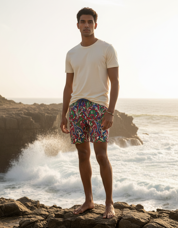 Ottoman Floral Swim Trunks swim trunks