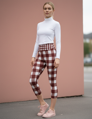 Millennial Pink Meadow leggings