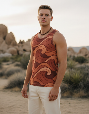Lava Falls Ebb Tank Top Men's Tank Top — Lolekai