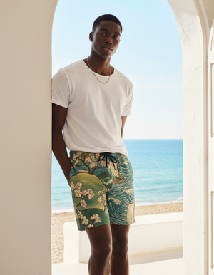 Edo Men's Swim Trunks Men's Swim Trunks — Dripper