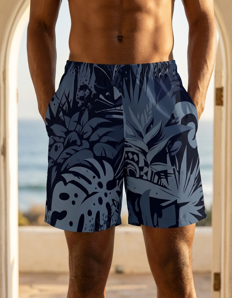 Rhodonite Makani Poni men's swim trunks