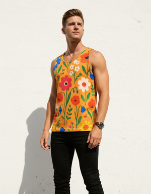 Men's Daisy men's tank tops