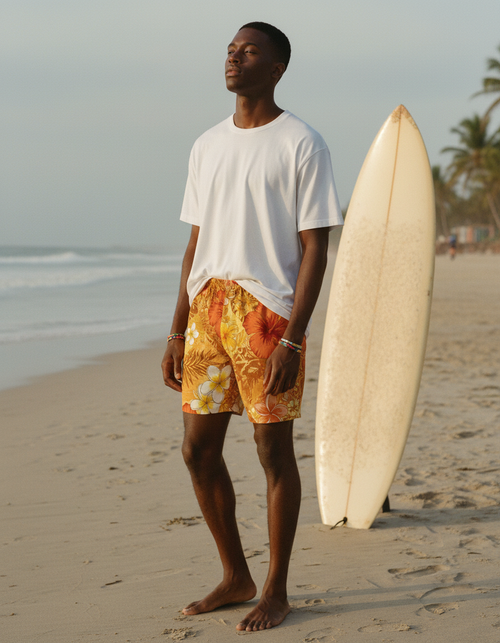 Muskmelon Kumu Men's Swim Trunks Men's Swim Trunks — Dripper