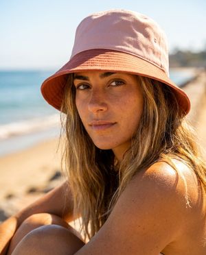 Brick & Blush bucket hats