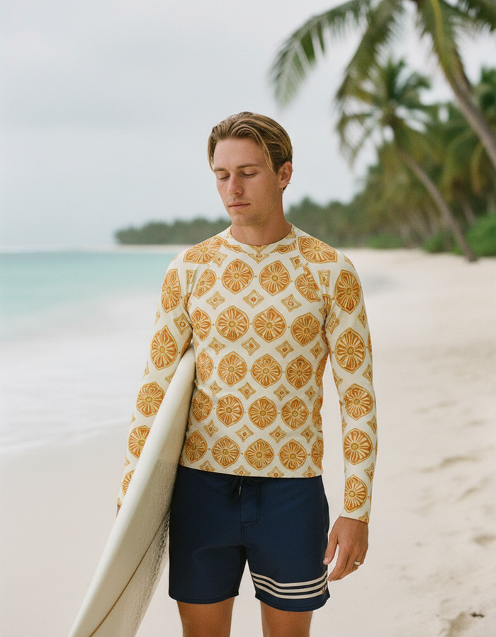 Rashguard — Men's Lemon Yellow Yuki