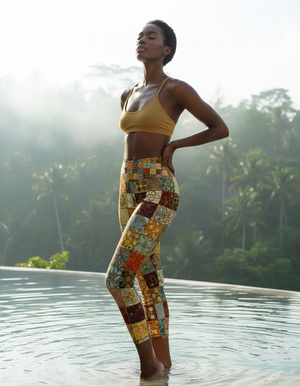 Celeste Capri Yoga Leggings Capri Yoga Leggings — Dripper