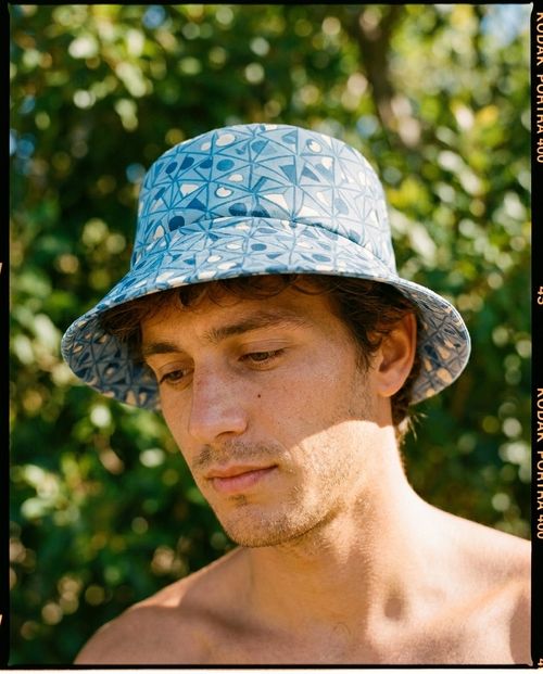 Blue Aura Tsubaki Bucket Hat bucket hat
