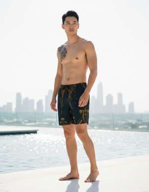 Ornate Men's Swim Trunks Men's Swim Trunks — Dripper