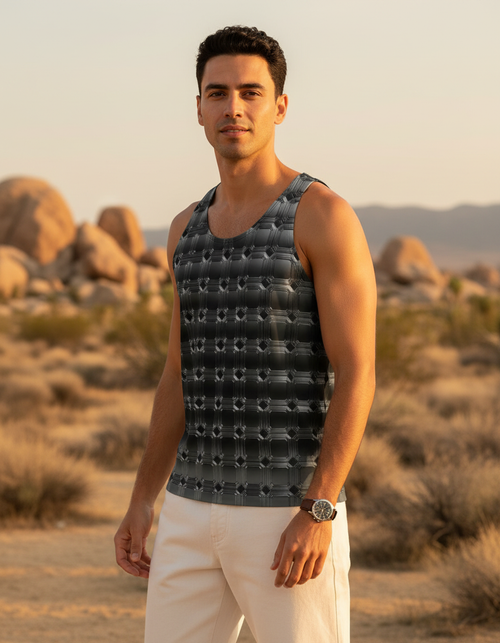 Pixel Tank Top Men's Tank Top — Dripper