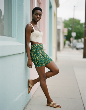 Runway Emerald Hana women's short shorts