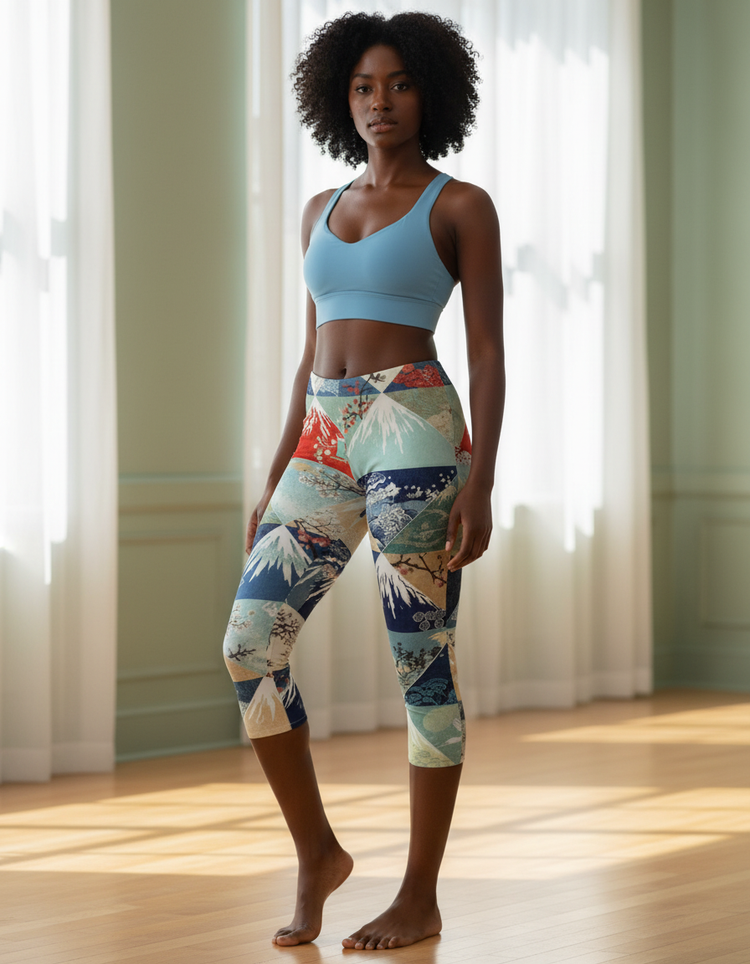 Women's Mount Fuji Capri Leggings