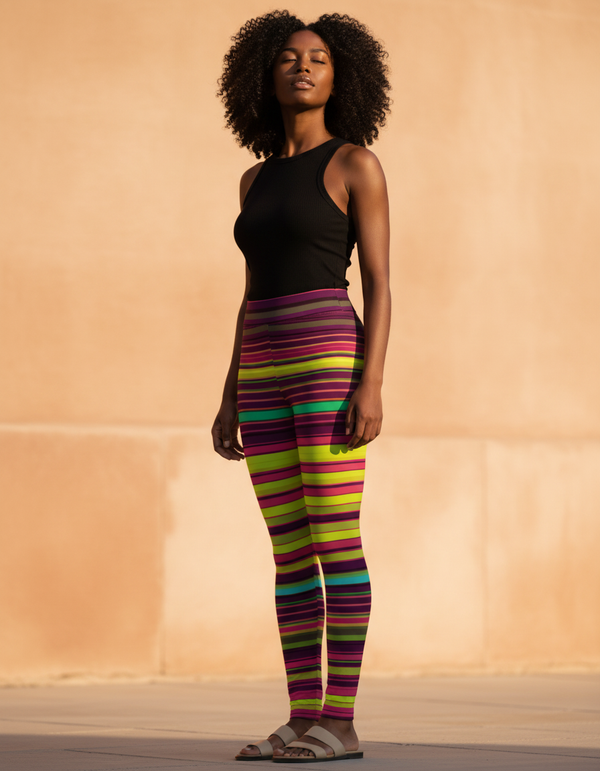 Striped Collection Women's Leggings women's leggings