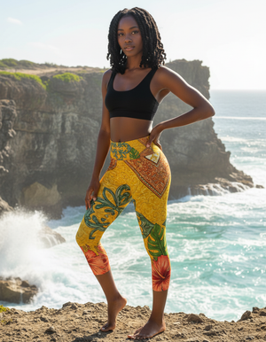 Aloha capri yoga leggings
