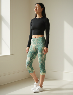 Jelly Mint Serenade capri leggings