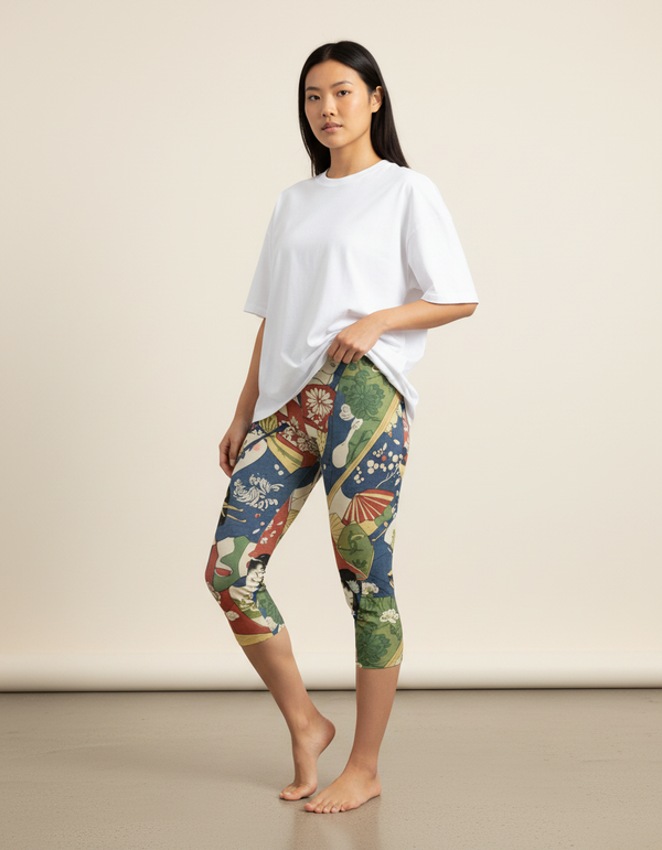 Utamaro Collection Capri Leggings capri leggings