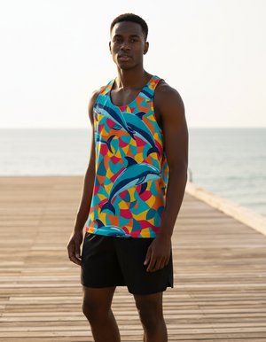 Crest Tank Top Men's Tank Top — Dripper