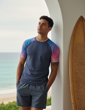 Men's Rhodonite Frost men's rashguards
