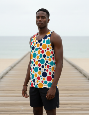 Turquoise Zest Tank Top Men's Tank Top — Dripper