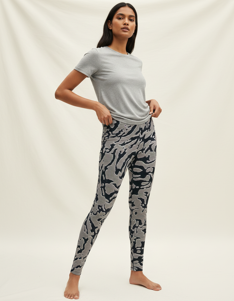 Women's Bicolor Patterns Leggings